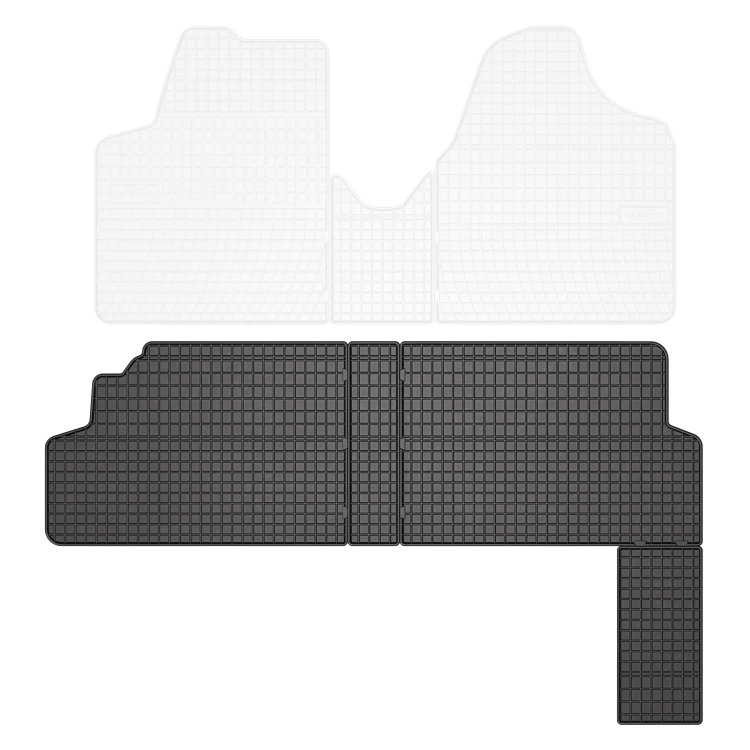 El Toro Gummifußmatten-Set für Citroen Jumpy II (8 Sitze) 2007-2016
