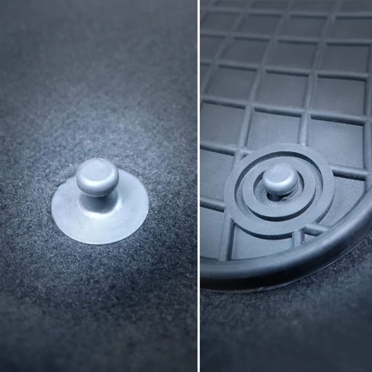 El Toro Gummifußmatten-Set für BMW 3er E90/E91 X-drive 2005-2012 - Befestigungen