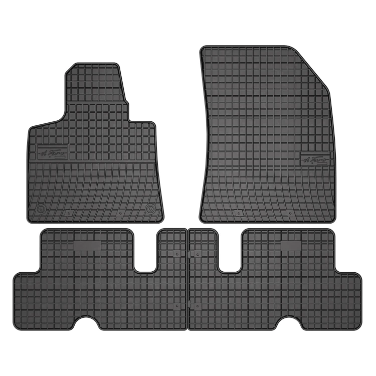 El Toro Gummifußmatten-Set für Citroen C4 Picasso II (5 Sitze) 2012-2019