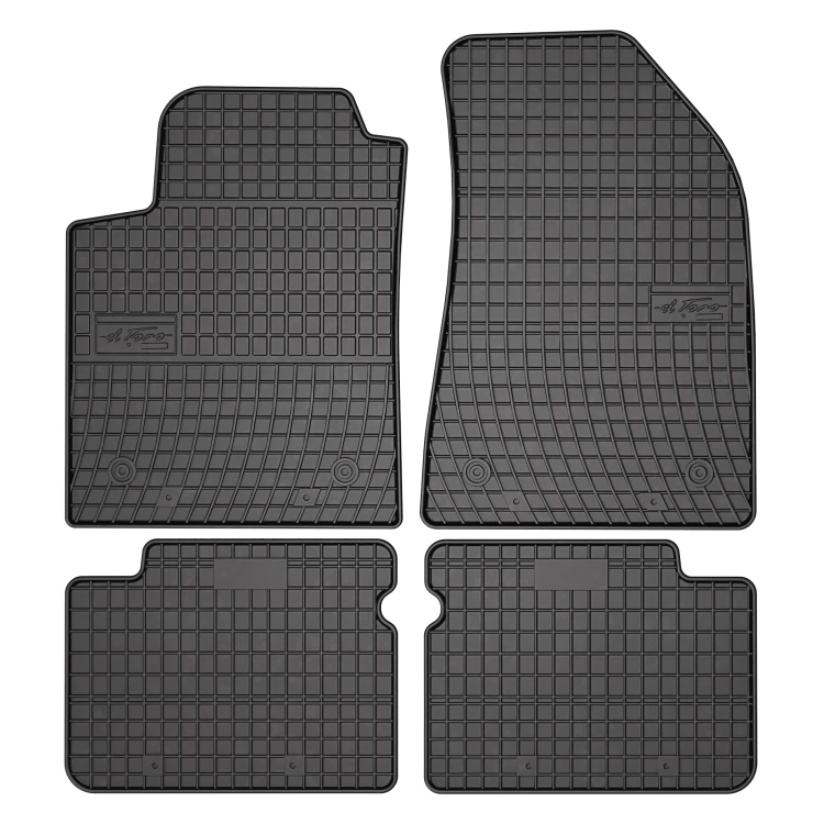El Toro Gummifußmatten-Set für Fiat Bravo II 2007-2014