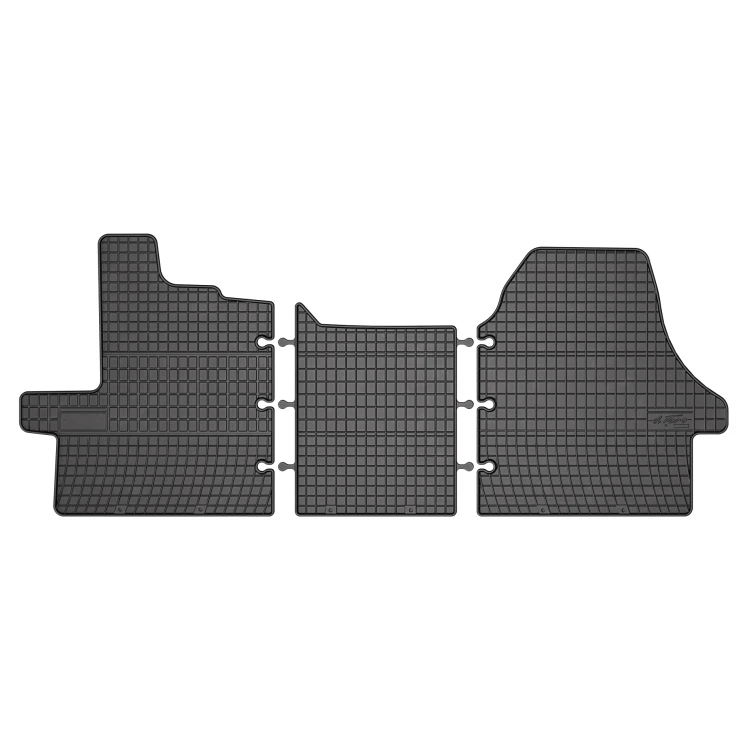 El Toro Gummifußmatten-Set für Fiat Ducato III (2/3 Sitze) 2006-