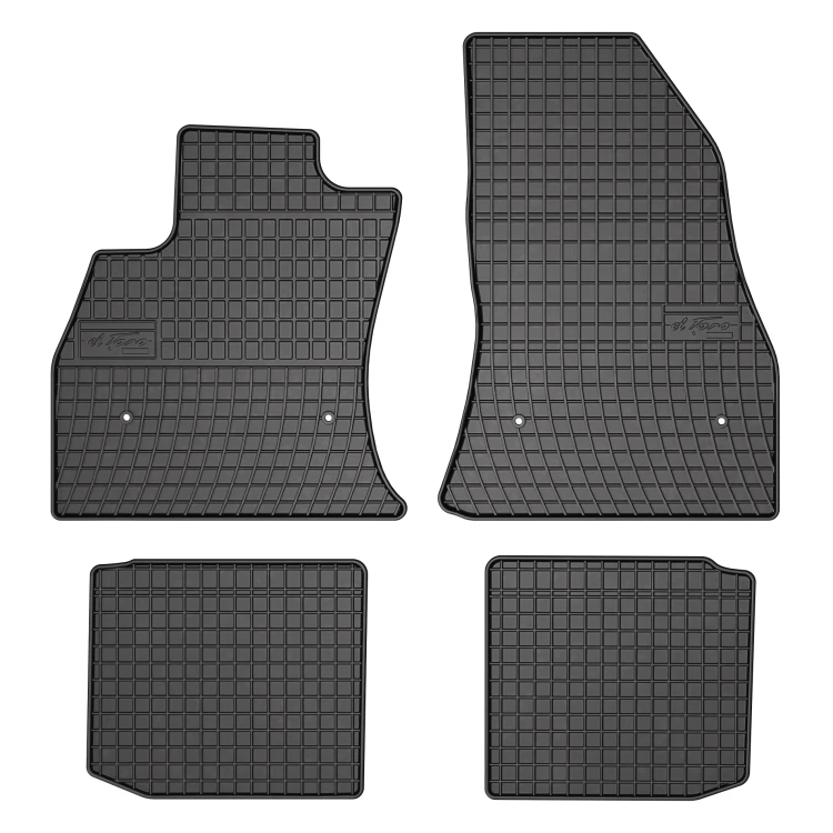 El Toro Gummifußmatten-Set für Fiat 500L 2012-