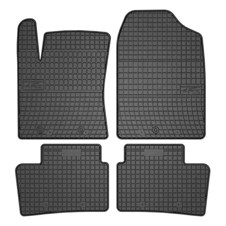 El Toro Gummifußmatten-Set für Hyundai i10 II 2013-2019