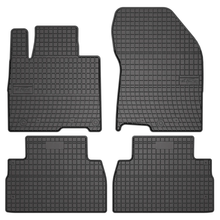 El Toro Gummifußmatten-Set für Hyundai Santa Fe IV (5 Sitze) 2018-