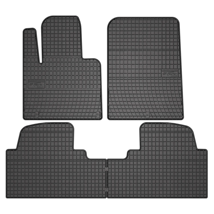 El Toro Gummifußmatten-Set für Hyundai Santa Fe III FL (5 Sitze) 2015-2018