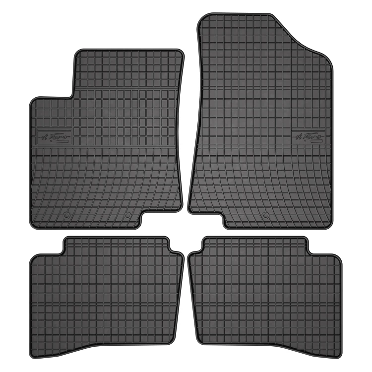 El Toro Gummifußmatten-Set für Kia Rio III 2011--2017