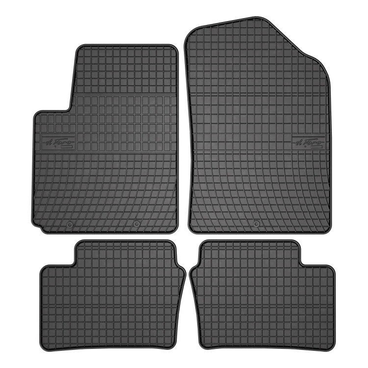 El Toro Gummifußmatten-Set für Kia Picanto II 2011--2017