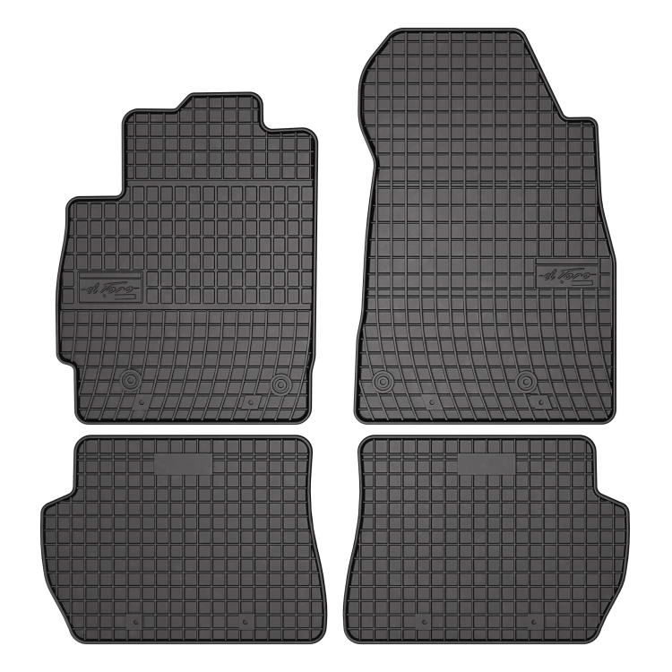 El Toro Gummifußmatten-Set für Mazda 2 II 2007-2014