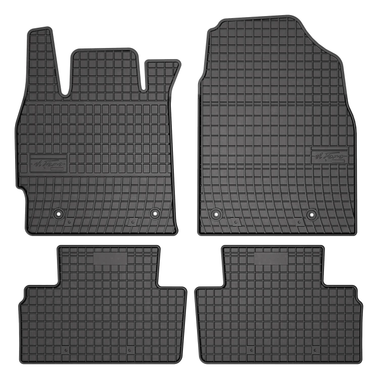 El Toro Gummifußmatten-Set für Mazda CX-7 I 2006-2009
