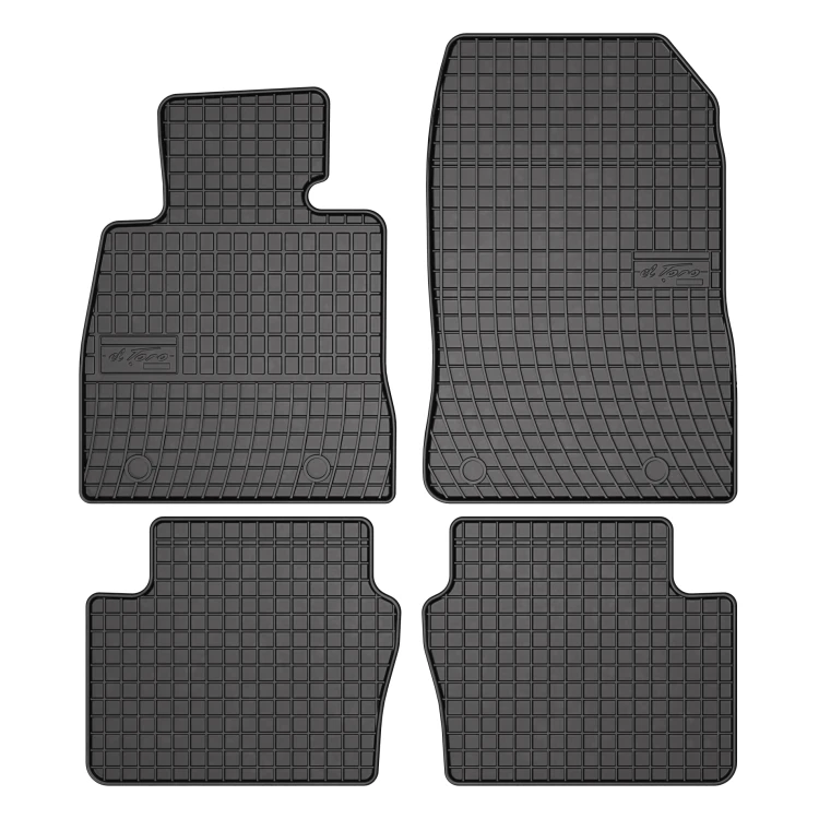 El Toro Gummifußmatten-Set für Mazda 2 III 2015-