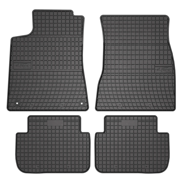 El Toro Gummifußmatten-Set für Mercedes CLK-Klasse W209 2002-2009