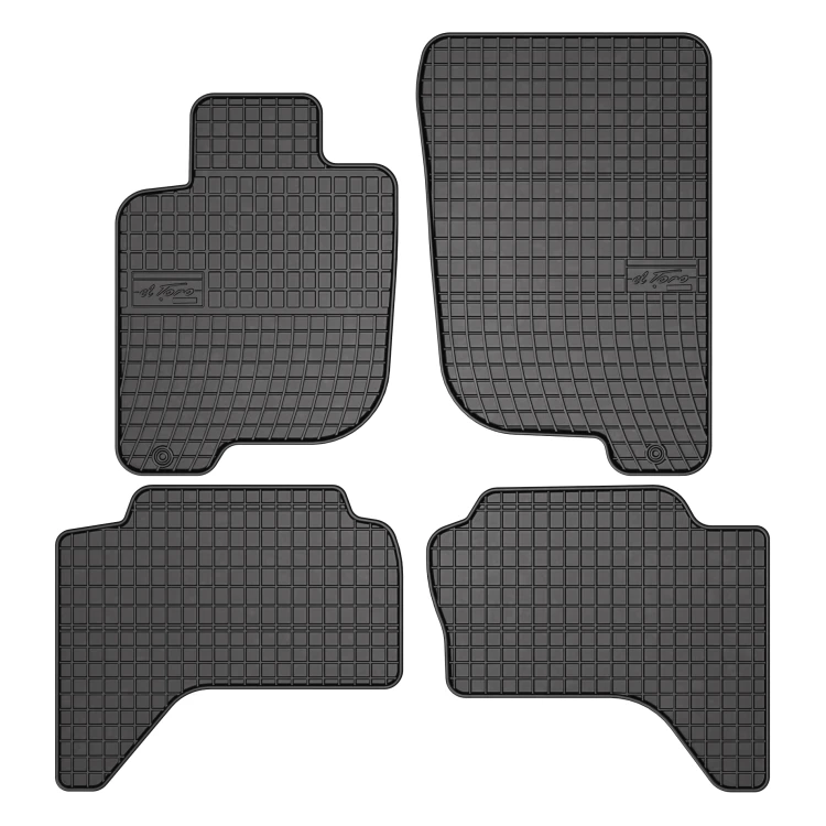 El Toro Gummifußmatten-Set für Mitsubishi L200 IV 2006-2015