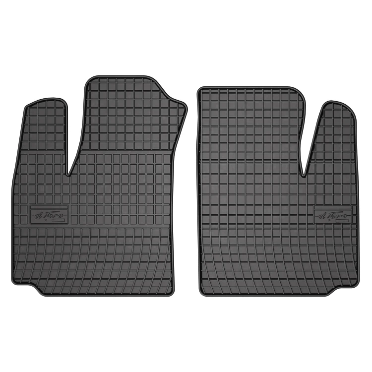 El Toro Gummifußmatten-Set für Fiat Doblo I (2 Sitze) 2001-2009