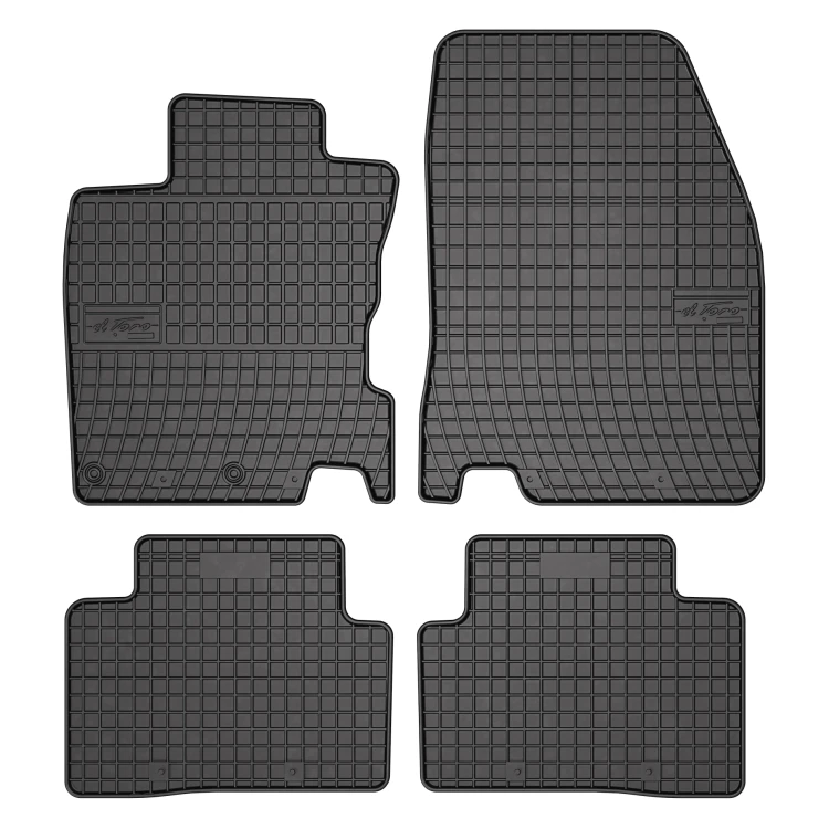 El Toro Gummifußmatten-Set für Nissan Qashqai II 2013-2021