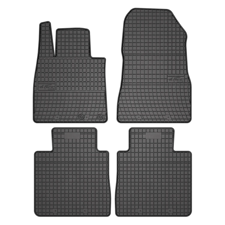 El Toro Gummifußmatten-Set für Nissan Note II E12 2012-2016