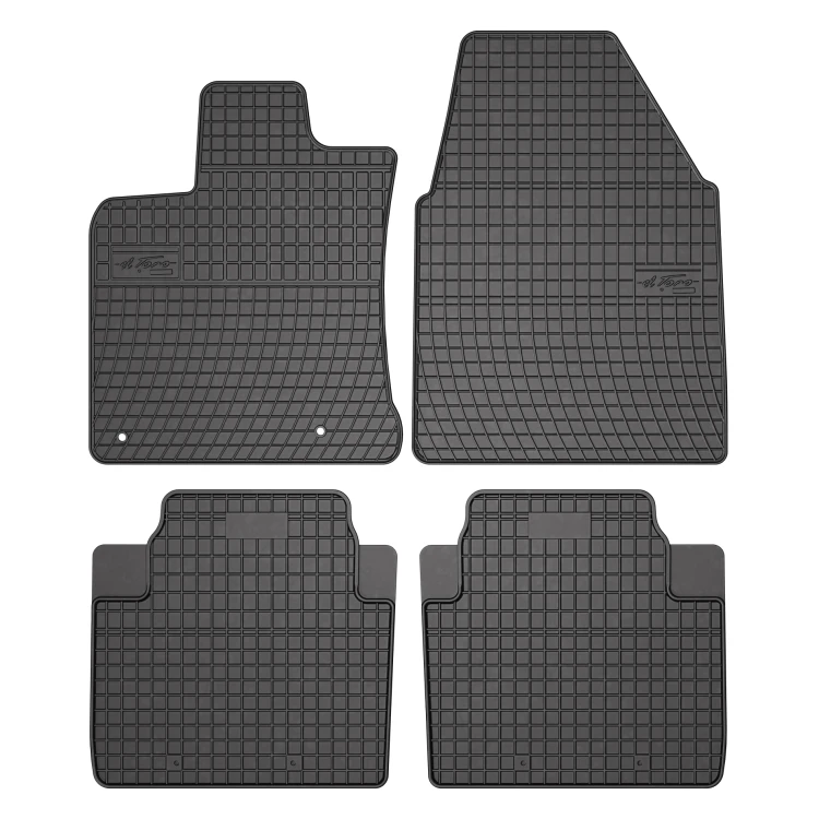El Toro Gummifußmatten-Set für Nissan Qashqai 2 2008-2012