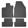 El Toro Gummifußmatten-Set für Nissan Qashqai I 2007-2012