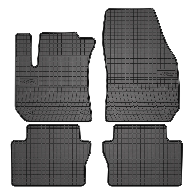 El Toro Gummifußmatten-Set für Opel Zafira II B (5 Sitze) 2005-2014