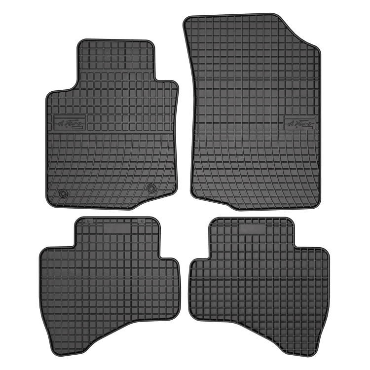 El Toro Gummifußmatten-Set für Peugeot 107 2005-2014