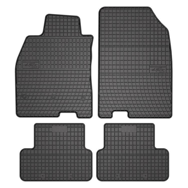 El Toro Gummifußmatten-Set für Renault Fluence 2009-2016