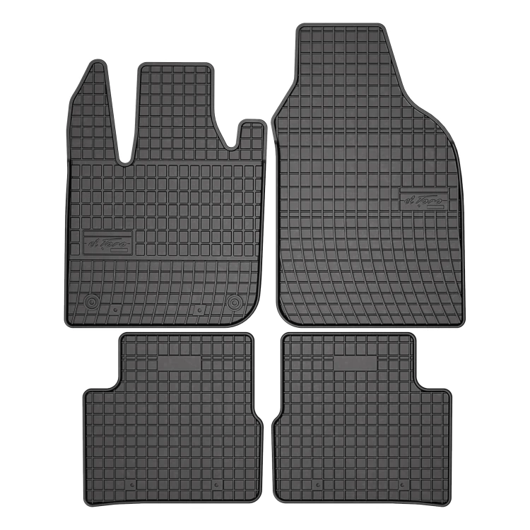El Toro Gummifußmatten-Set für Fiat 500e 2020-