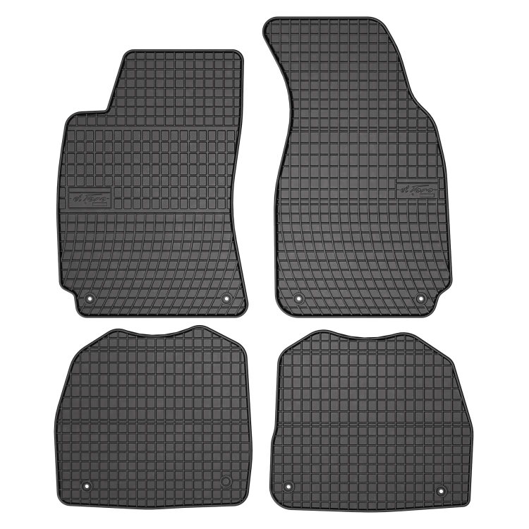 El Toro Gummifußmatten-Set für Skoda Superb I 2001-2008