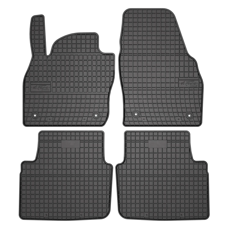 El Toro Gummifußmatten-Set für Skoda Kamiq 2019-