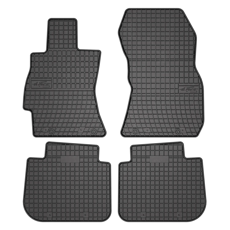 El Toro Gummifußmatten-Set für Subaru Legacy IV 2003-2009
