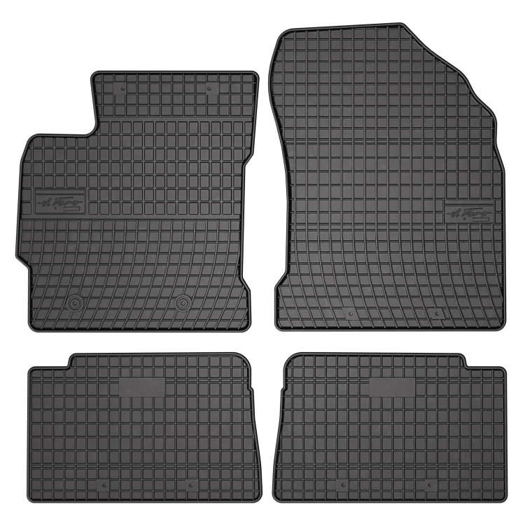 El Toro Gummifußmatten-Set für Toyota Auris II 2013-