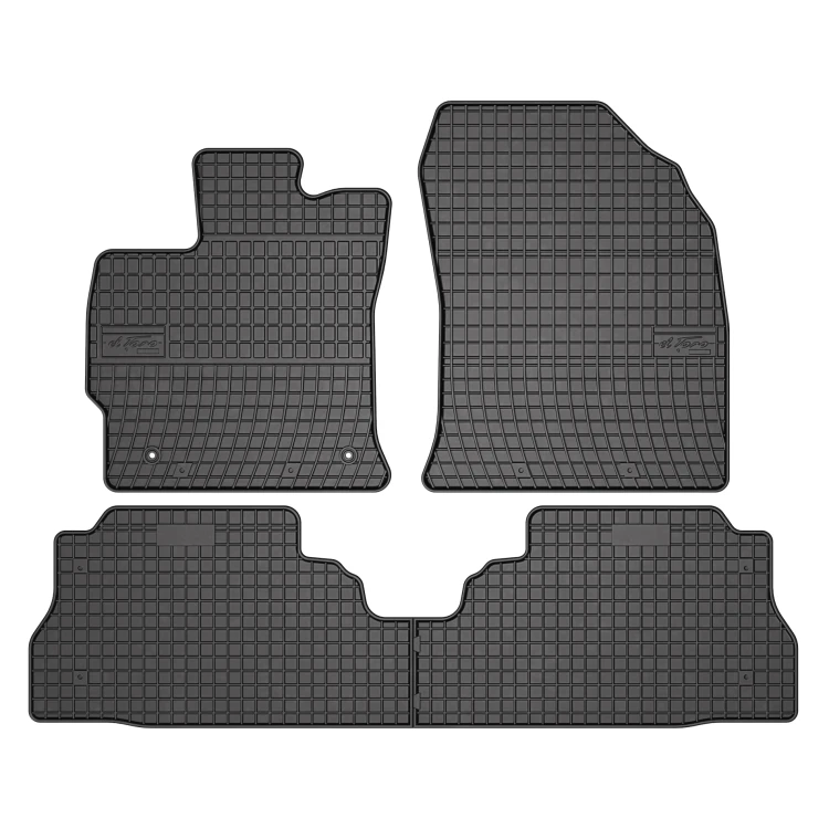 El Toro Gummifußmatten-Set für Toyota Prius Plus (7 Sitze) 2011--