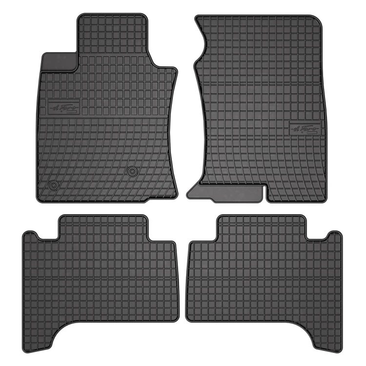 El Toro Gummifußmatten-Set für Toyota Land Cruiser J120 Prado 2002-2007