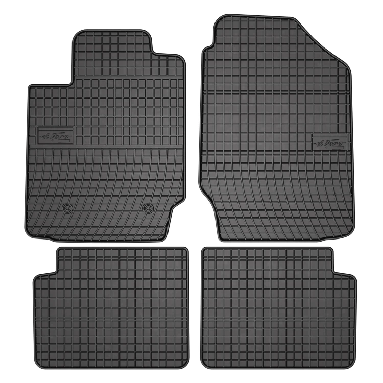 El Toro Gummifußmatten-Set für Toyota Corolla IX E120 2001-2007