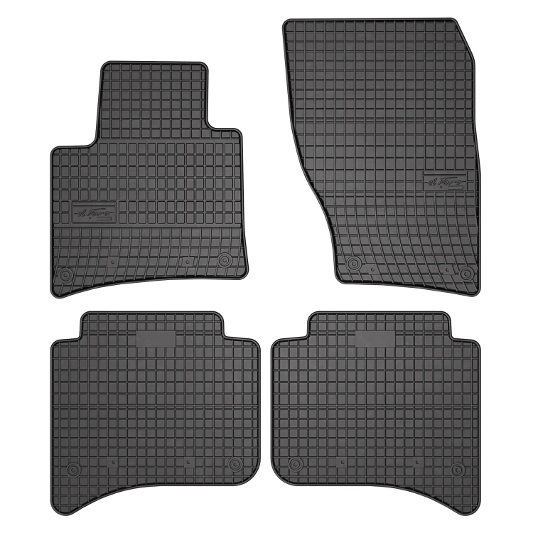 El Toro Gummifußmatten-Set für Volkswagen Touareg II 2010-2018
