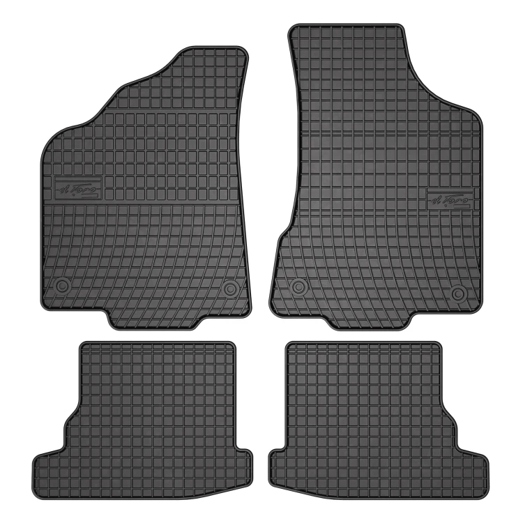 El Toro Gummifußmatten-Set für Volkswagen Polo III Facelift 1999-2001