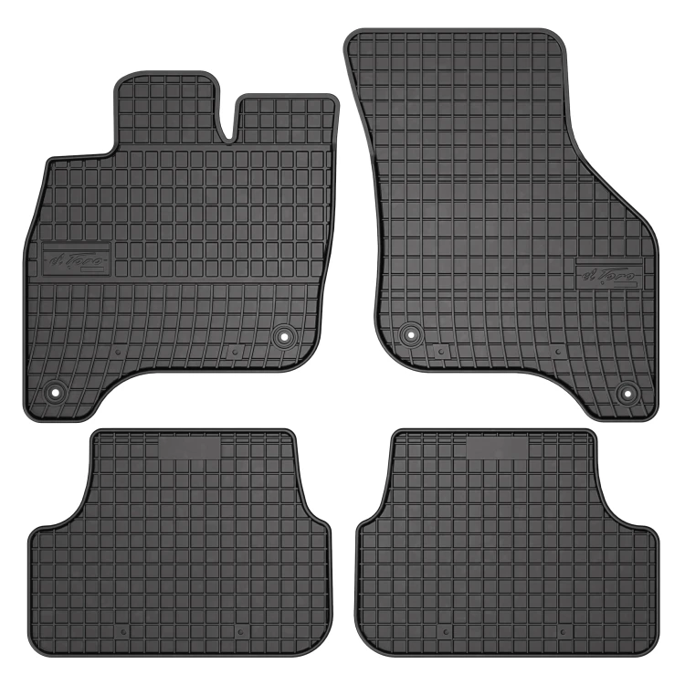 El Toro Gummifußmatten-Set für Volkswagen e-Golf 2014-2019 (Electric)