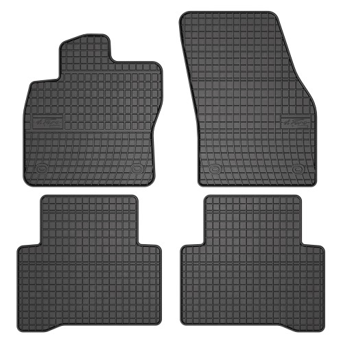 El Toro Gummifußmatten-Set für Volkswagen Touran II (7 Sitze) 2015-