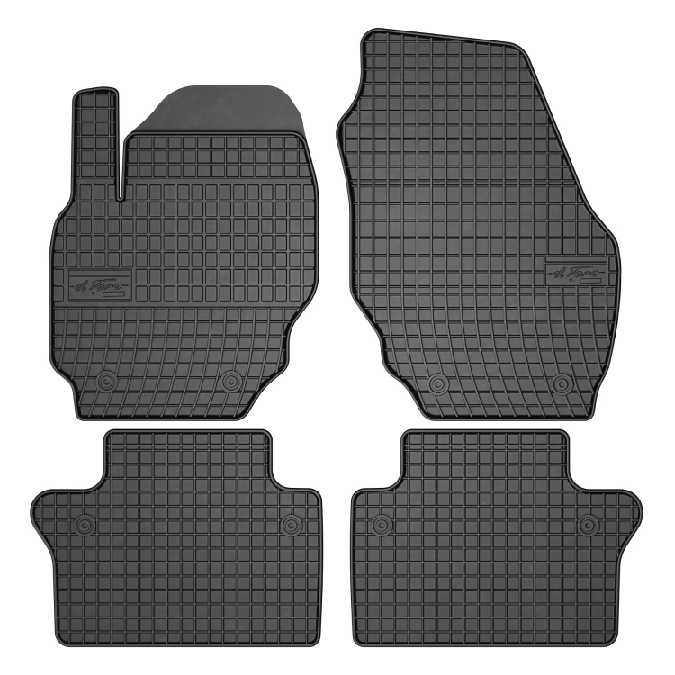 El Toro Gummifußmatten-Set für Volvo S80 II 2006-2016