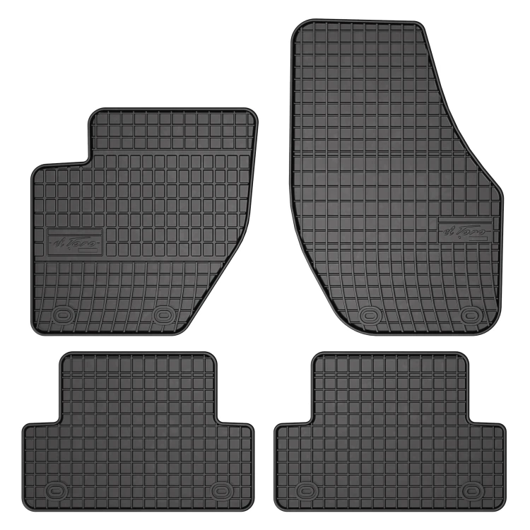 El Toro Gummifußmatten-Set für Volvo V40 II 2012-2019