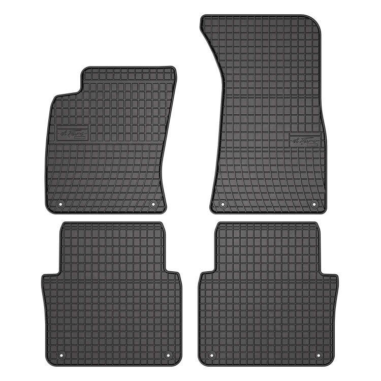 El Toro Gummifußmatten-Set für Audi A8 D3 Kurzversion 2002-2010