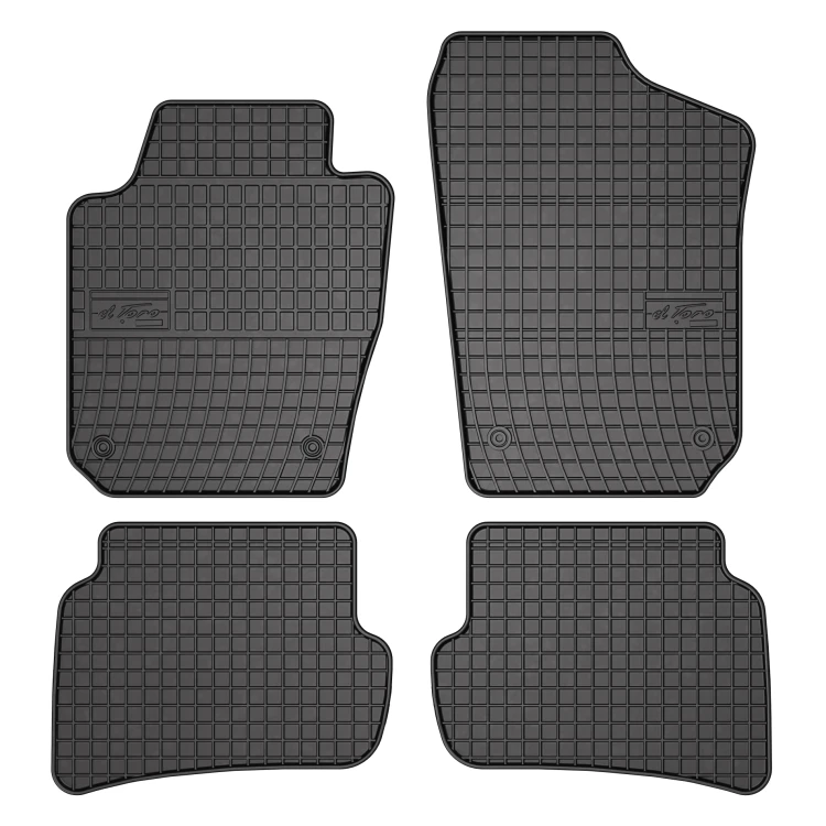 El Toro Gummifußmatten-Set für Skoda Fabia III 2014-2021