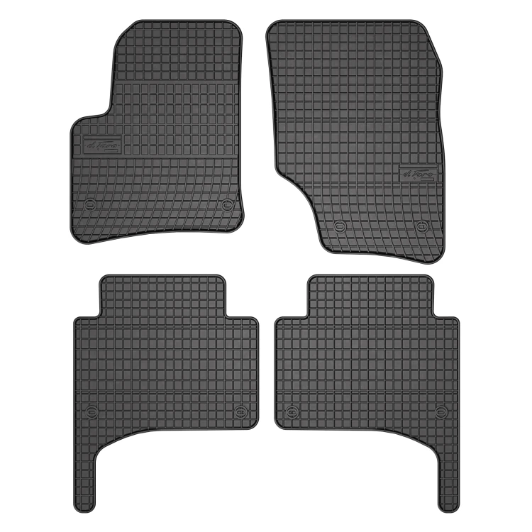 El Toro Gummifußmatten-Set für Volkswagen Touareg I 2002-2010