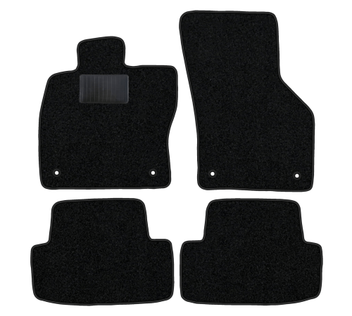 Velours-Fußmatten-Set für Seat Tarraco (5 Sitze) 2018-