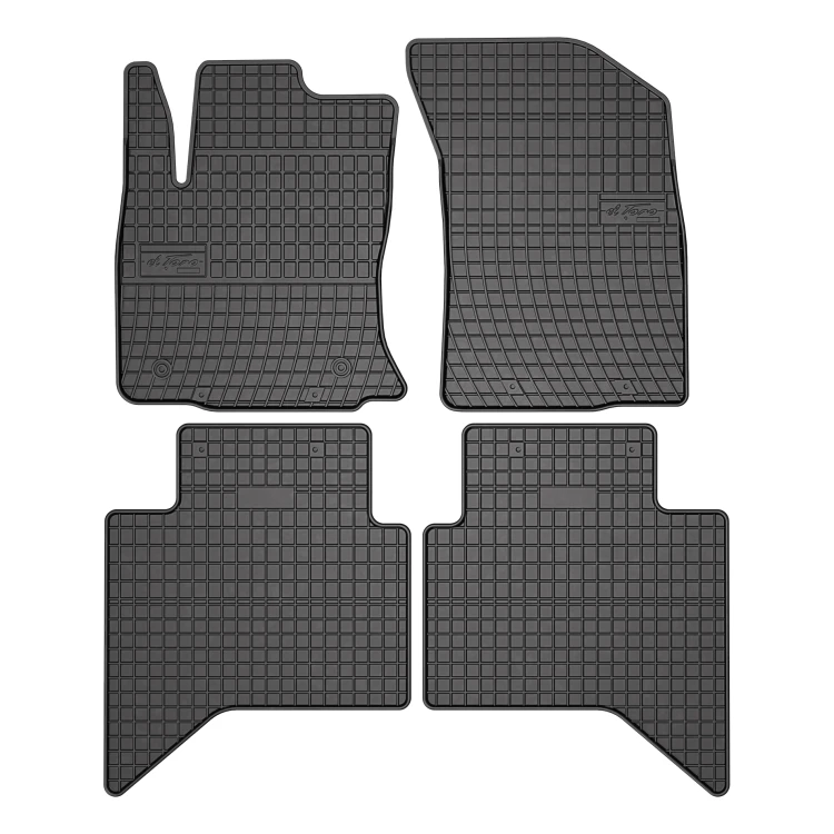 El Toro Gummifußmatten-Set für Toyota Hilux VIII Pickup 2015-