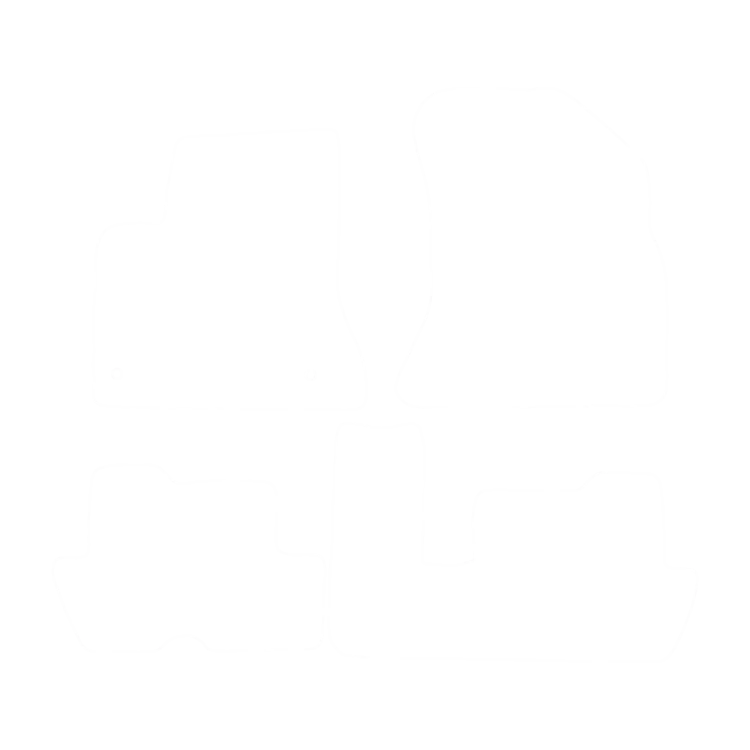 EVA-Fußmatten vorne für Citroen C4 Picasso I (5 Sitze) 2006-2012 - Umriss