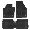 TPE Gummifußmatten-Set für Volkswagen Caddy III Life (5 Sitze) 2003-2020