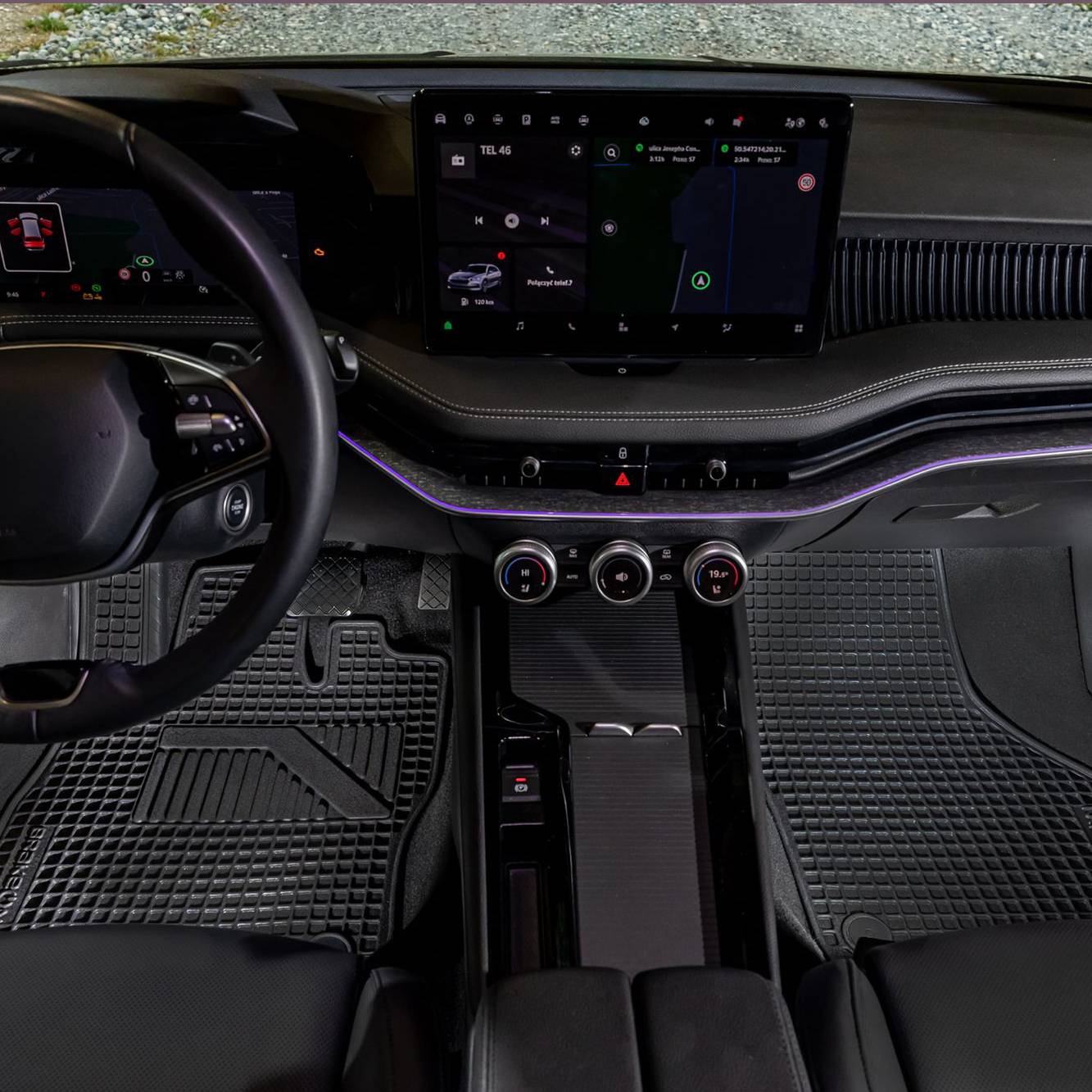BrakeOn TPE-Gummifußmatten für Renault Clio V 2019